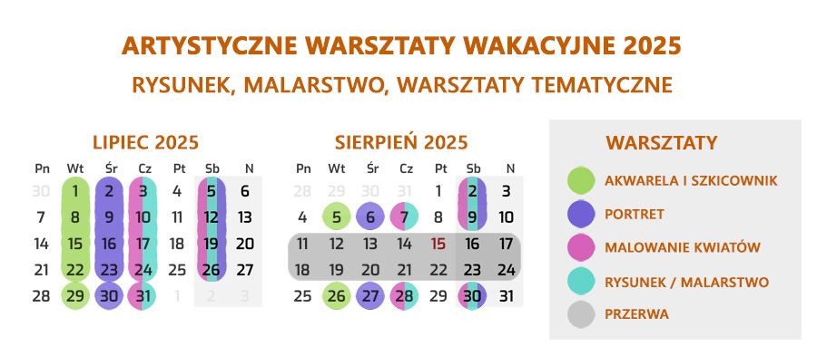 Kalendarz Fenomenarium wakacje 2023