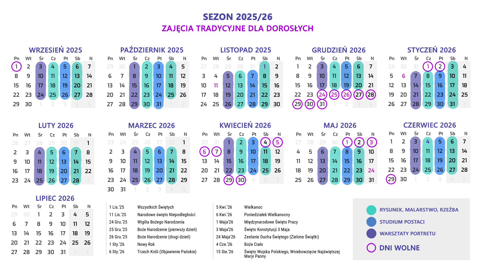 Kalendarz Fenomenarium 2025/26