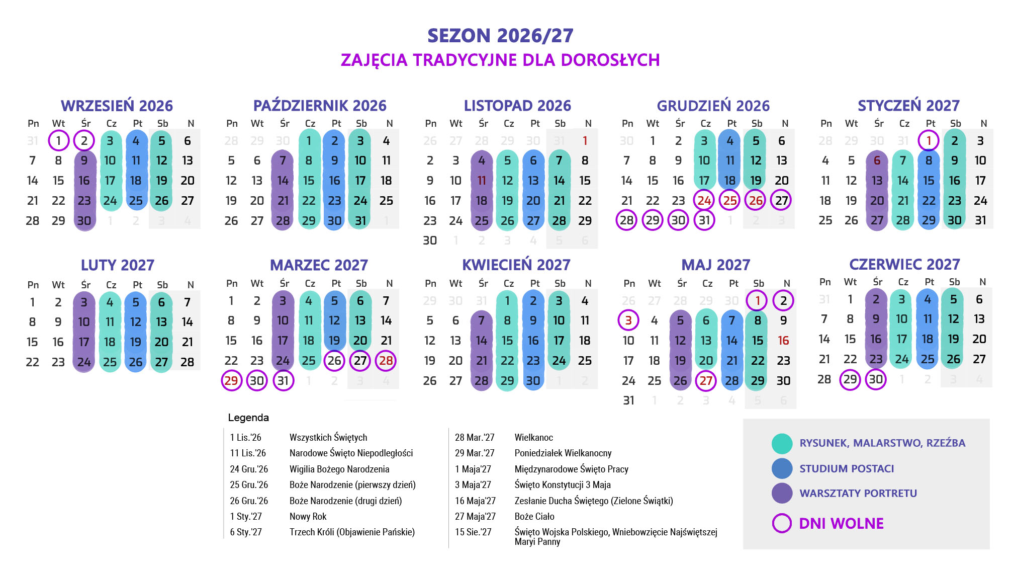Kalendarz Fenomenarium 2026/27