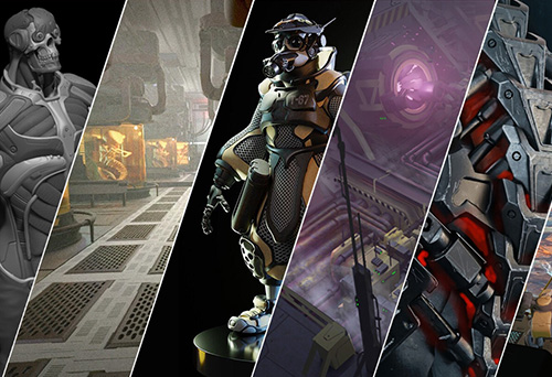 Sculpting, modelowanie i kitbashing - konceptowanie postaci oraz środowiska SCI-FI w 3D