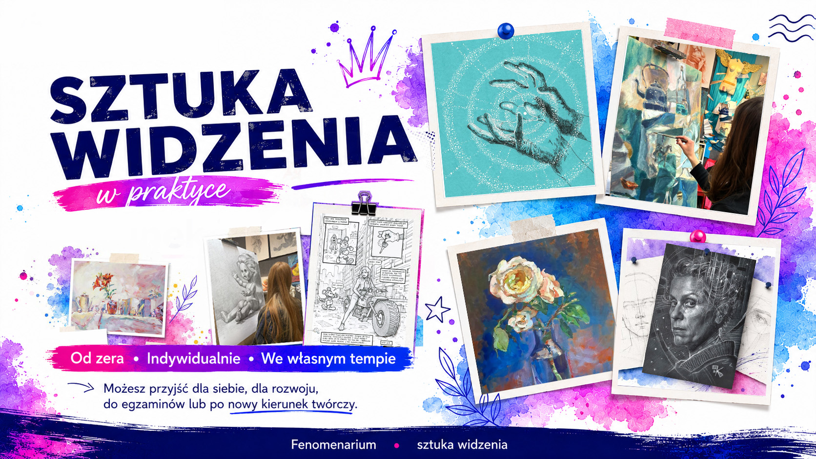 Warsztaty Wakacyjne Wrocław 2026 – Fenomenarium: rysunek, malarstwo, ilustracja, komiks, portret
